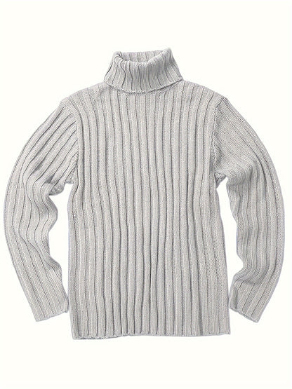 Mens Sweaters Turtleneck Cable Knitted Pullover Long Sleeve Slim Fit Chunky Casual Fall Winter Warm Cardigans