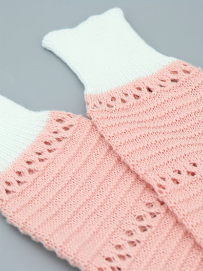 Women's Casual Striped Color-Block Pullover Sweater - Semi-Sheer Round Neck Spring/Fall Top with Green/White/Gray Stripes, Hand Wash or Dry Clean, Cute Sweaters