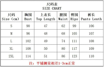 Two Piece Sets Women Pant Set Casual Loose Matching Sets Tops Wide Leg Long Pants Lace Up High Waist 2025 Y2k Streetwear