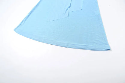 Nibber Vacation See Through Women 2 Piece Set Y2K Halter Swing Collar Seashell Tank Tops+Ruched Waist Skirts Midnight Clubwear