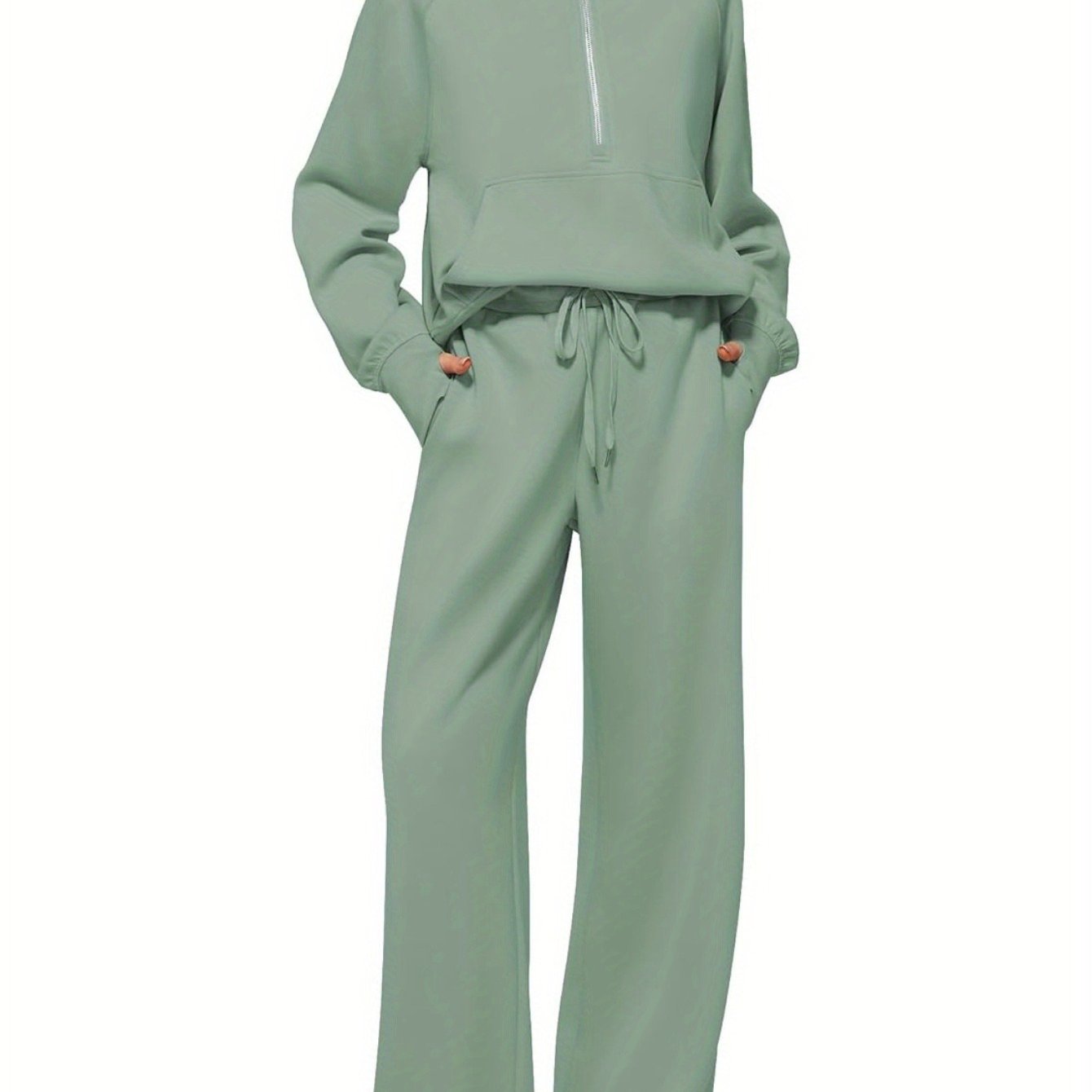 Women 2pcs Outfits Sweatsuit Oversized Sweatshirt Sweatpants Tracksuit Sweat Lounge Matching Set