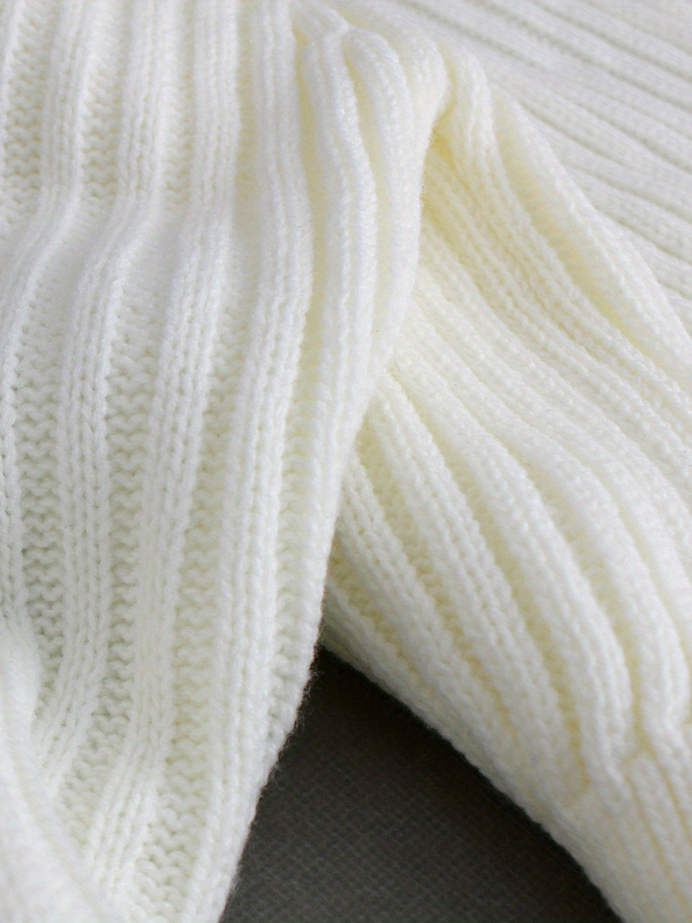 Solid Color Women's Sexy Off-Shoulder Ribbed Sweater - Long Sleeve Cropped Pullover with Medium Stretch, Casual Chic Top for Spring & Fall, Cute Sweaters, Elegant Layering Piece, Breezy Knitwear, Comfortable Fit