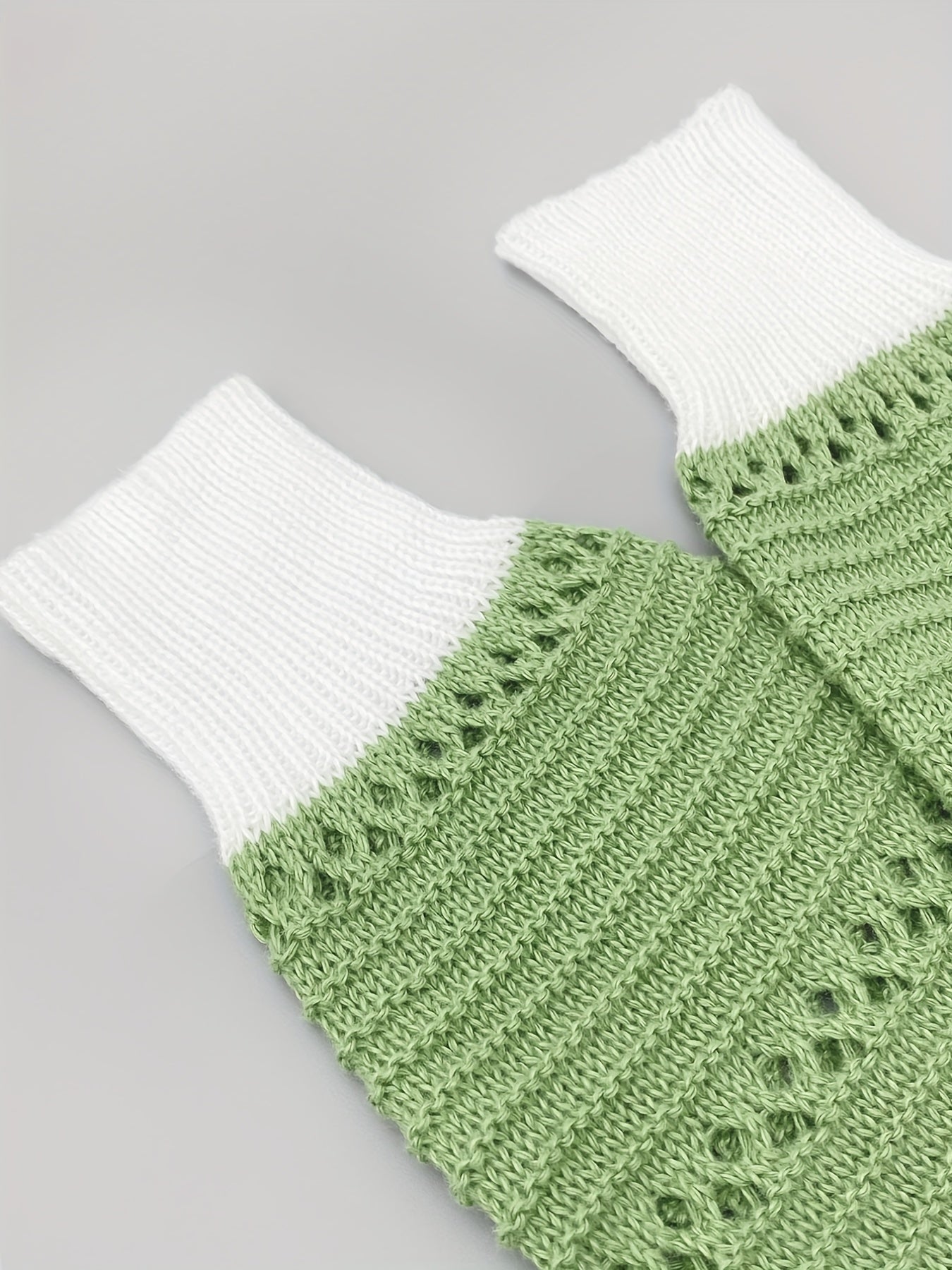 Women's Casual Striped Color-Block Pullover Sweater - Semi-Sheer Round Neck Spring/Fall Top with Green/White/Gray Stripes, Hand Wash or Dry Clean, Cute Sweaters